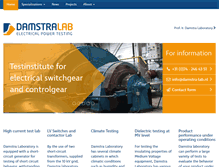 Tablet Screenshot of damstra-lab.nl